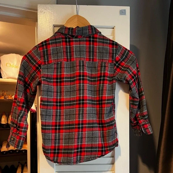 Flannel Button Down Shirt - Picture 4 of 4